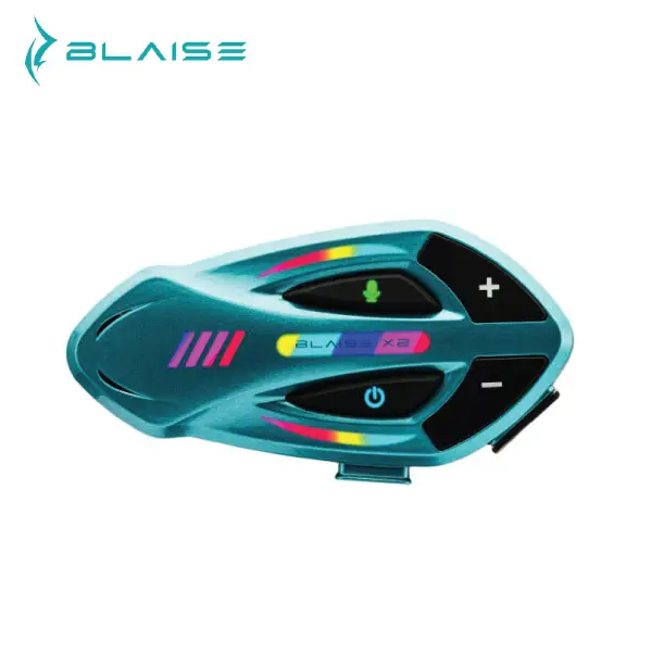 BLAISE X2 BLUETOOTH MOTOSİKLET INTERCOM MAVİ