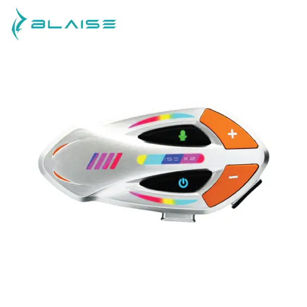 BLAISE X2 BLUETOOTH MOTOSİKLET INTERCOM TURUNCU