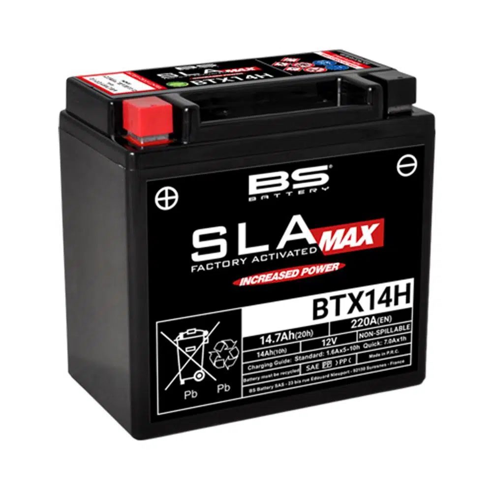 BS BATTERY BTX14H (SLA MAX) Motosiklet Aküsü SLA MAX Tipi