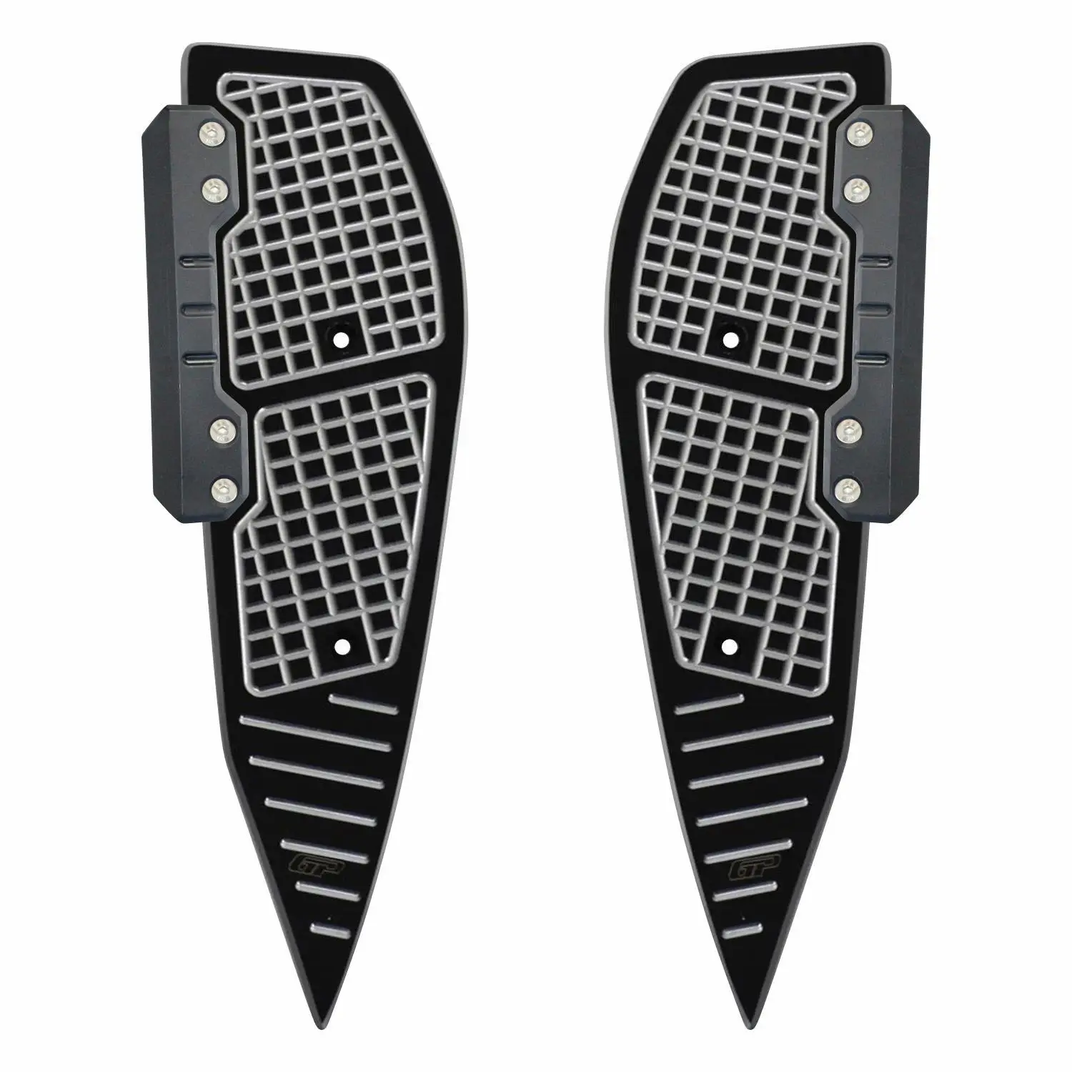 GP Kompozit Yamaha XMAX 250 Tech / Iron Max 2018-2026 Uyumlu Basamak Alüminyum Gri